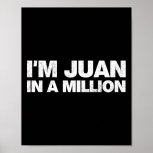 I'm Juan In A Million Cinco De Mayo Mexican Pun To Poster