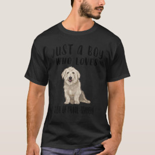 Im Just A Boy Who Loves Glen Of Imaal Terriers Dog T-Shirt