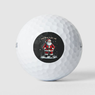 I'm Just a Chill Guy Christmas Santa Chill Guy Golf Balls