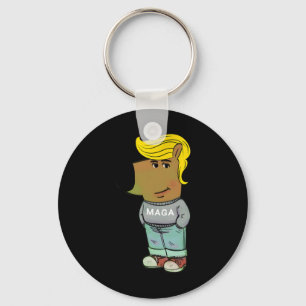 I'm Just A Chill Guy Trump Funny Key Ring