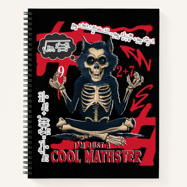 I'M JUST A COOL MATHSTER NOTEBOOK (Front)