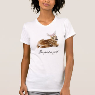 I'm just a girl Coquette Slogan Baby Tee Top