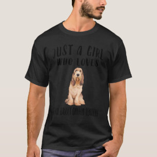 Im Just A Girl Who Loves Grand basset griffon vend T-Shirt