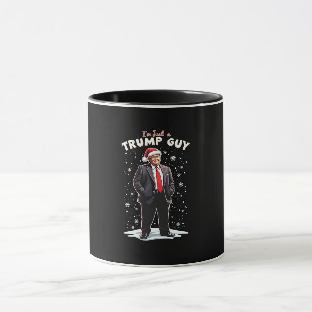 I'm Just a Trump Guy Chill Guy Christmas Santa  Mug (Center)