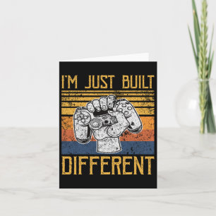 I'm Just Built Different Controller Video Game Card
