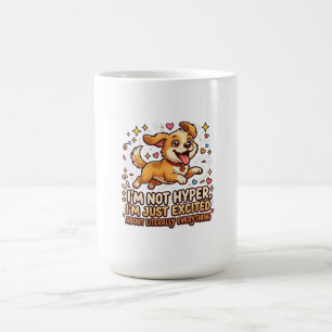 I'm Just Excited About Everything Cute Puppy Gif Coffee Mug