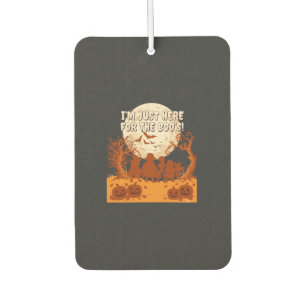 Im Just Here Boos Halloween Kids Silhouette Moon P Car Air Freshener