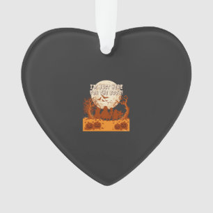 Im Just Here Boos Halloween Kids Silhouette Moon P Ornament