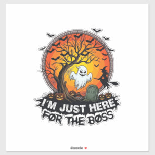 Im Just Here Boss Halloween Ghost Witch Pumpkins_1