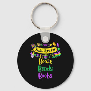 I'm Just Here For Booze Beads Key Ring
