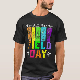 I'm Just Here For Field Day 2023 Vintage Teachers T-Shirt