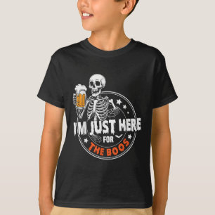 I'm Just Here For The Boos Cute Ghost Halloween Co T-Shirt