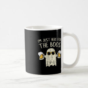 Im Just Here for the Boos Fun Gift Halloween Ghos Coffee Mug