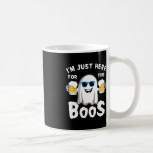 I'm Just Here For The Boos Fun Halloween Beer Love Coffee Mug