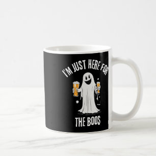 I'm Just Here For The Boos Funny Ghost Halloween  Coffee Mug