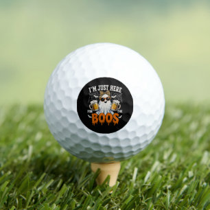 I'm Just Here for the Boos Funny Ghost Halloween Golf Balls
