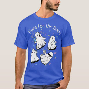 Im Just Here For The Boos Funny Halloween Ghost Cu T-Shirt