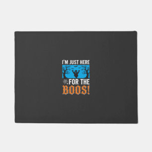 I'm Just Here For The Boos Halloween Design_1 Doormat