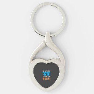 I'm Just Here For The Boos Halloween Design_1 Key Ring