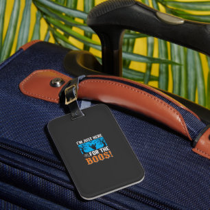 I'm Just Here For The Boos Halloween Design_1 Luggage Tag