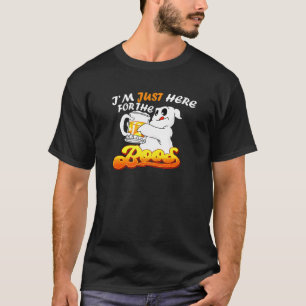 Im Just Here For The Boos Halloween Ghost Men Wome T-Shirt