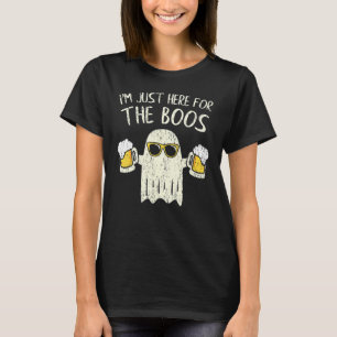Im Just Here For The Boos Halloween Ghost T-Shirt