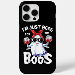 I'm Just Here For The Boos Halloween Women Ghost C iPhone 15 Pro Max Case