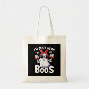 I'm Just Here For The Boos Halloween Women Ghost C Tote Bag