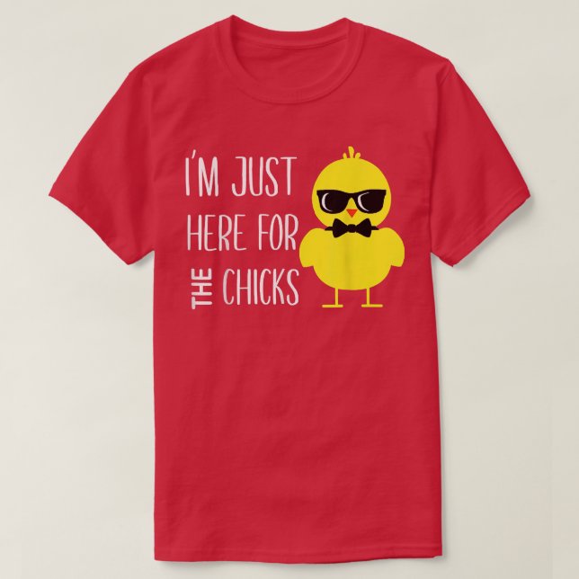 Im Just Here For The Chicks Easter For Toddler Boy T-Shirt (Design Front)