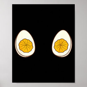 I'm Just Here For The Deviled Eggs Funny Couple Poster