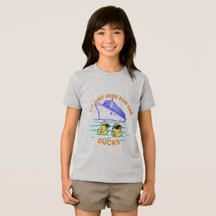  I'm Just Here For The Ducks Cruise Tri-Blend Shirt