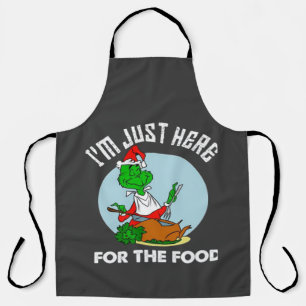 I'm just here for the food apron
