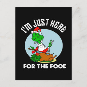 I'm just here for the food enclosure card