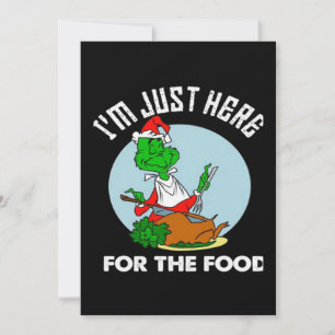 I'm just here for the food  invitation