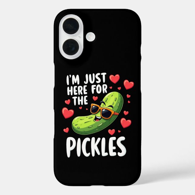 I'm Just Here For The Pickles Case-Mate iPhone Case (Back)