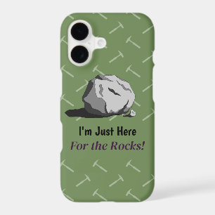 I'm Just Here For The Rocks! Case-Mate iPhone Case