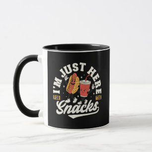 I'm Just Here for the Snacks Coffee Mug