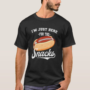 I'm Just Here For The Snacks Fantasy Football  Foo T-Shirt