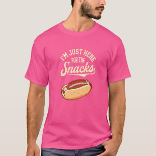 I'm Just Here For The Snacks Fantasy Football Foo T-Shirt