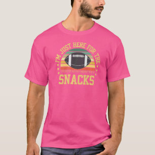 I'm Just Here For The Snacks Fantasy Football Leag T-Shirt