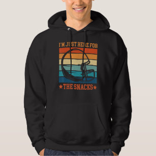I'm Just Here For The Snacks Football 2 Hoodie
