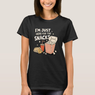 I'm Just Here For The Snacks Funny Popcorn Lover G T-Shirt