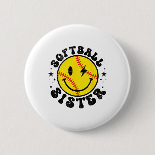 I'm Just Here For The Snacks Softll Sister Toddler 6 Cm Round Badge