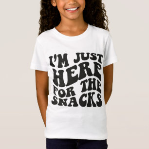 I'm just here for the snacks svg - kids svg shirt