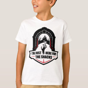 "I'M JUST HERE FOR THE SNACKS" T-Shirt