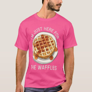 I'm Just Here For The Waffles Men Waffles Breakfas T-Shirt