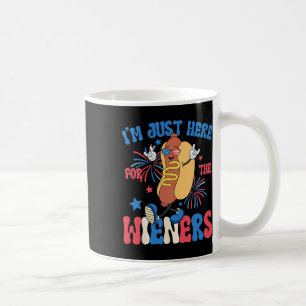 I'm Just Here For The Weiners 4th Of July Funny Ho Coffee Mug