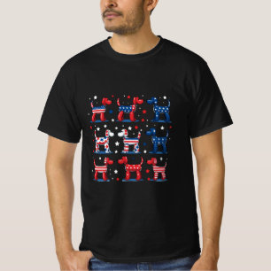 I'm Just Here For The Wieners T-Shirt l July BBQ