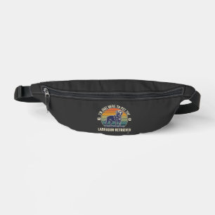 Im Just Here Pet Labrador Retriever Dog Retro Suns Bum Bags
