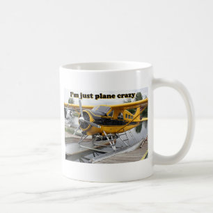 I'm just plane crazy: float plane coffee mug